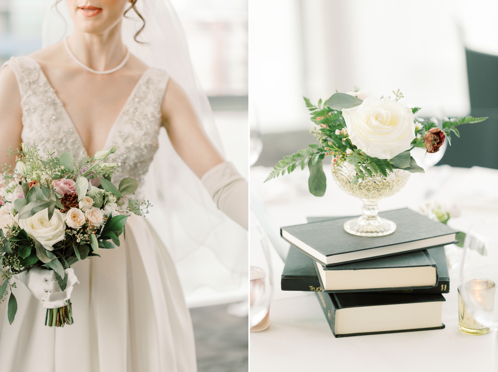 Classic and Sophisticated Library Wedding