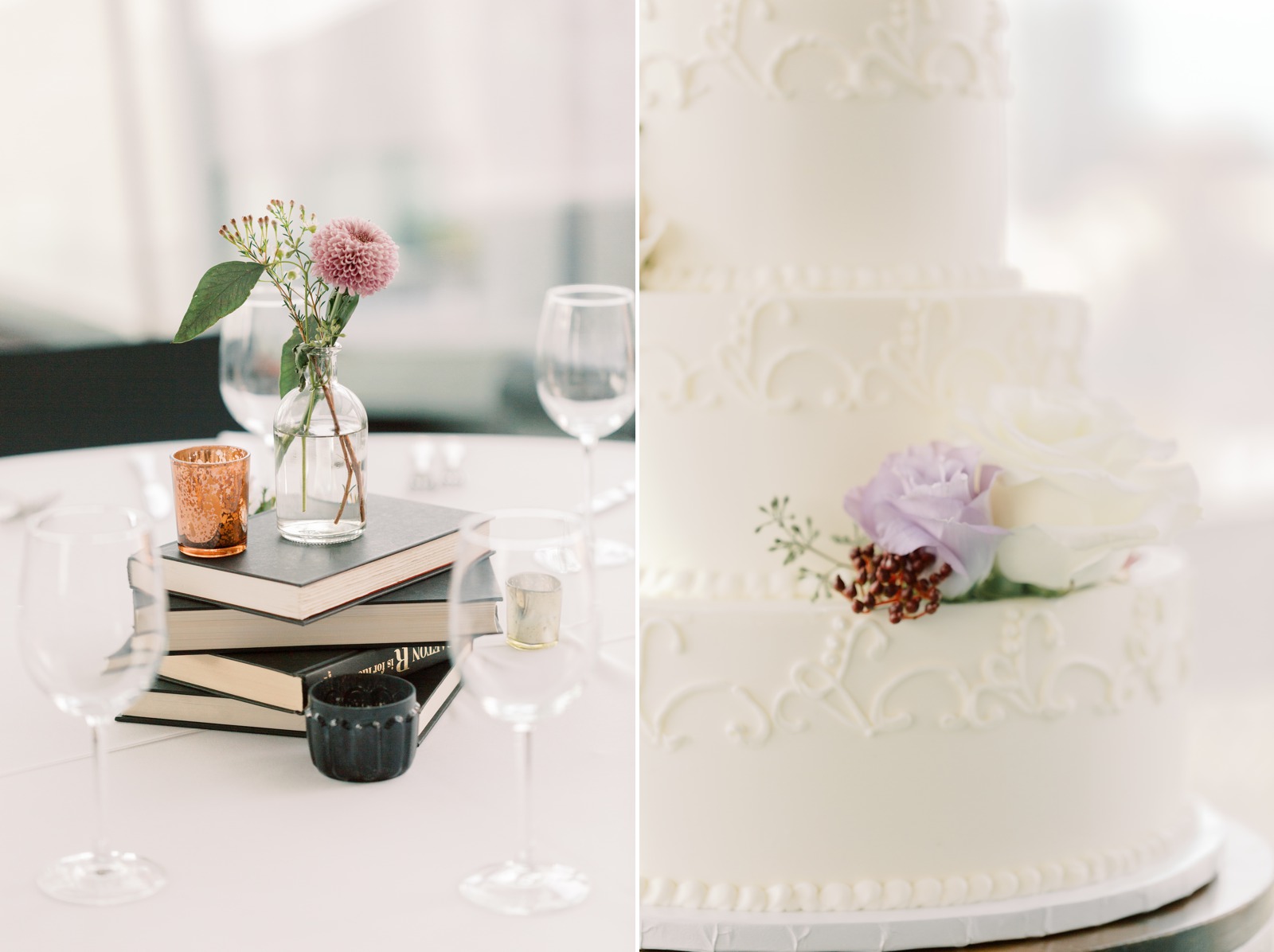 Classic and Sophisticated Library Wedding