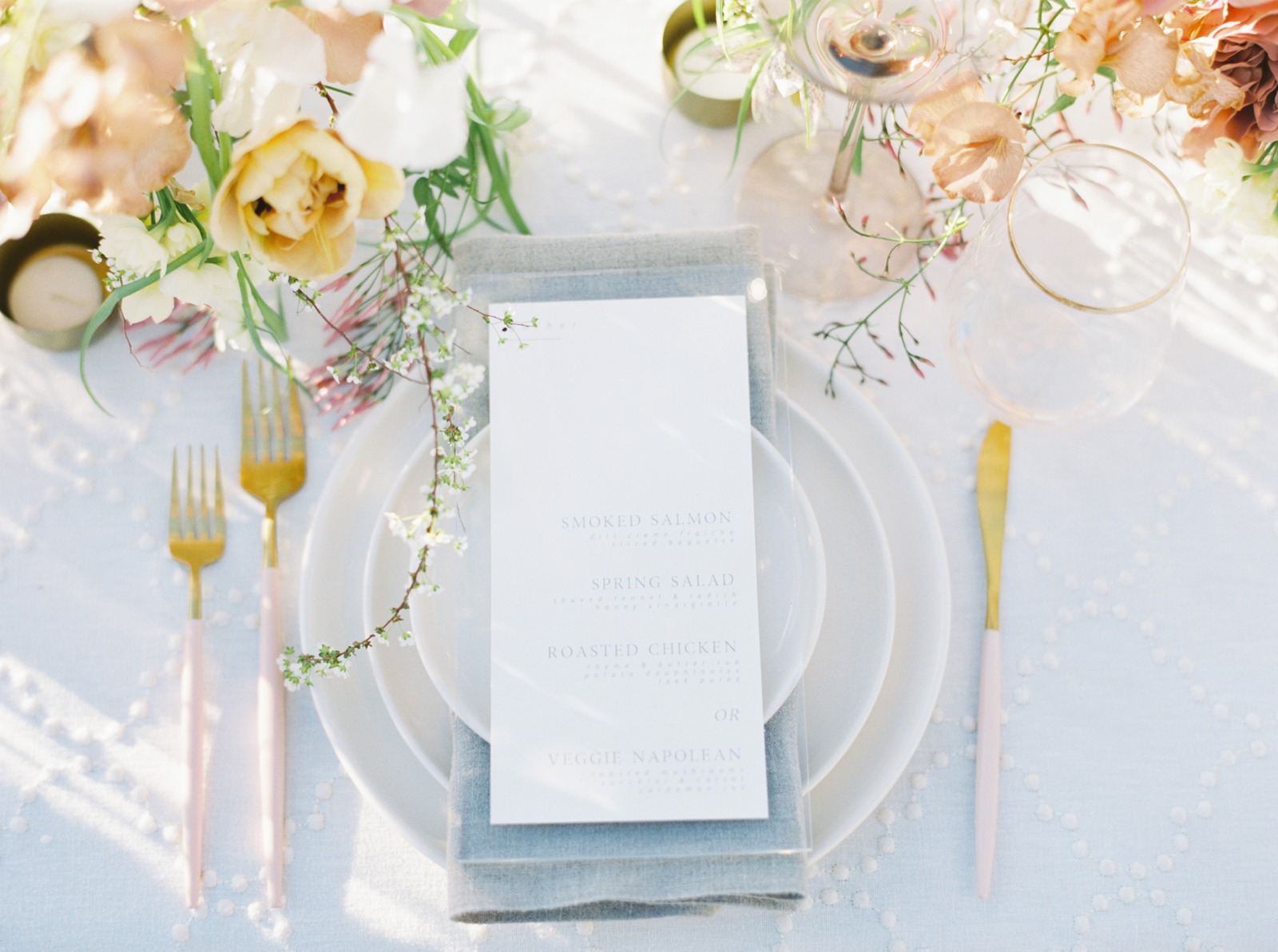 Elopement Table Setting