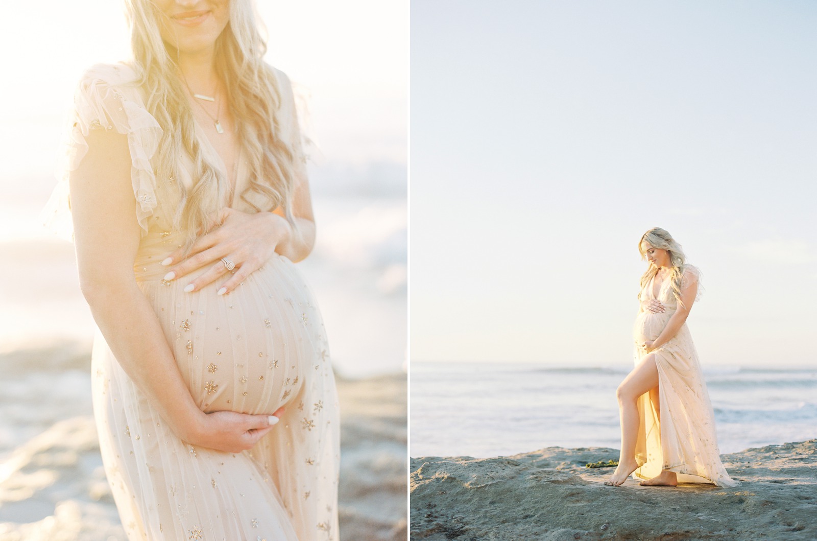 Maternity Pictures on the Beach in Solana Beach