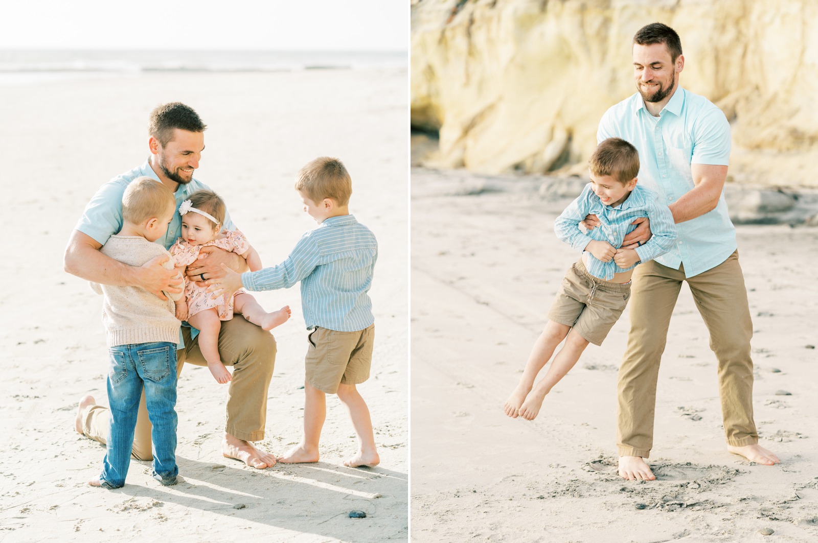 Beach Family Session on Film